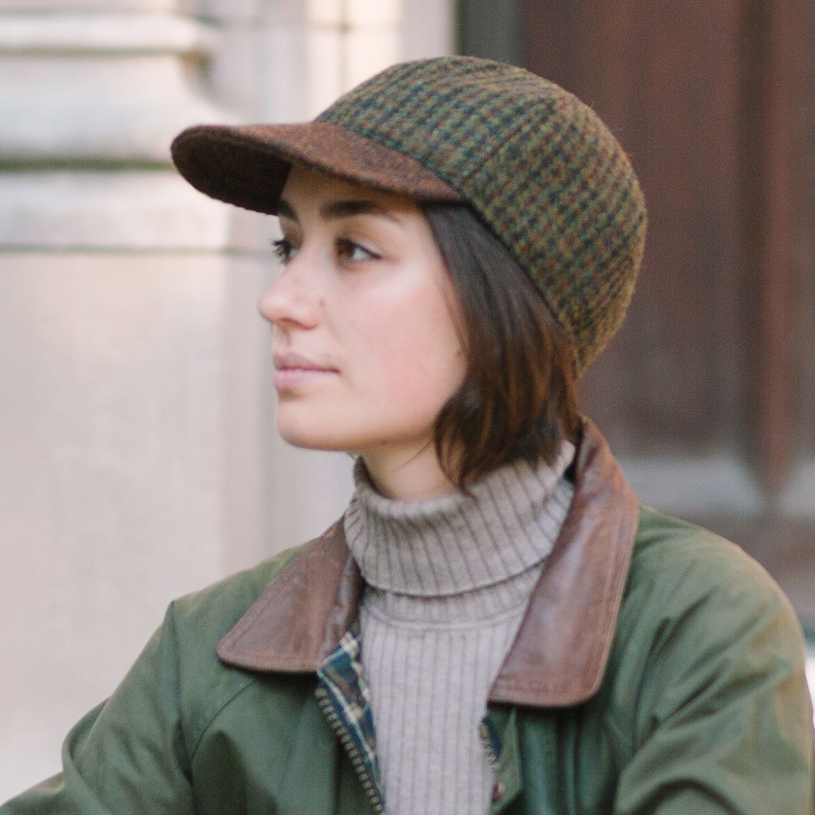 Harris Tweed Wool Ball Cap-unisex classic style-hand woven in outer hebrides of scotland-hat made in canada-luxury ball cap-fall ball cap-winter ball cap-men's hat