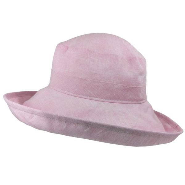 Linen Chambray Wide Brim Hat | UPF50+| Summer Hat | Made in Canada