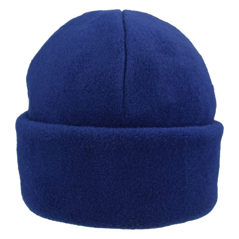 Polartec Classic 200 Series Fleece Cuffed Beanie-Warm winter Hat-Navy Blue-made in canada by puffin gear
