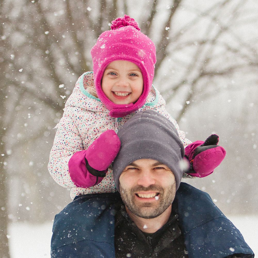 Polartec Fleece Accessories for the Whole Family-Warm, Quick Dry- Recycled Fibres-Durable-Made in Canada by puffin Gear-Fleece knit in the USA