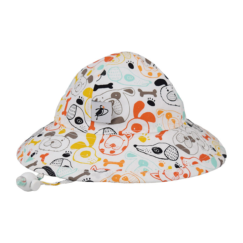 infant brimmed hat - dog print