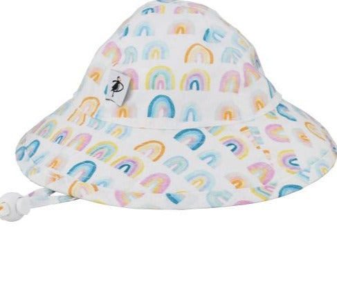 infant sunbeam hat - rainbow print