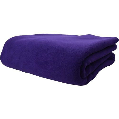 Purple Polartec 300 Fleece Thermal Blanket