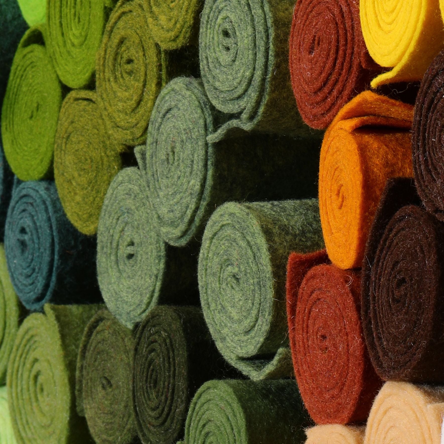Rolls of Wool at Hat Shop