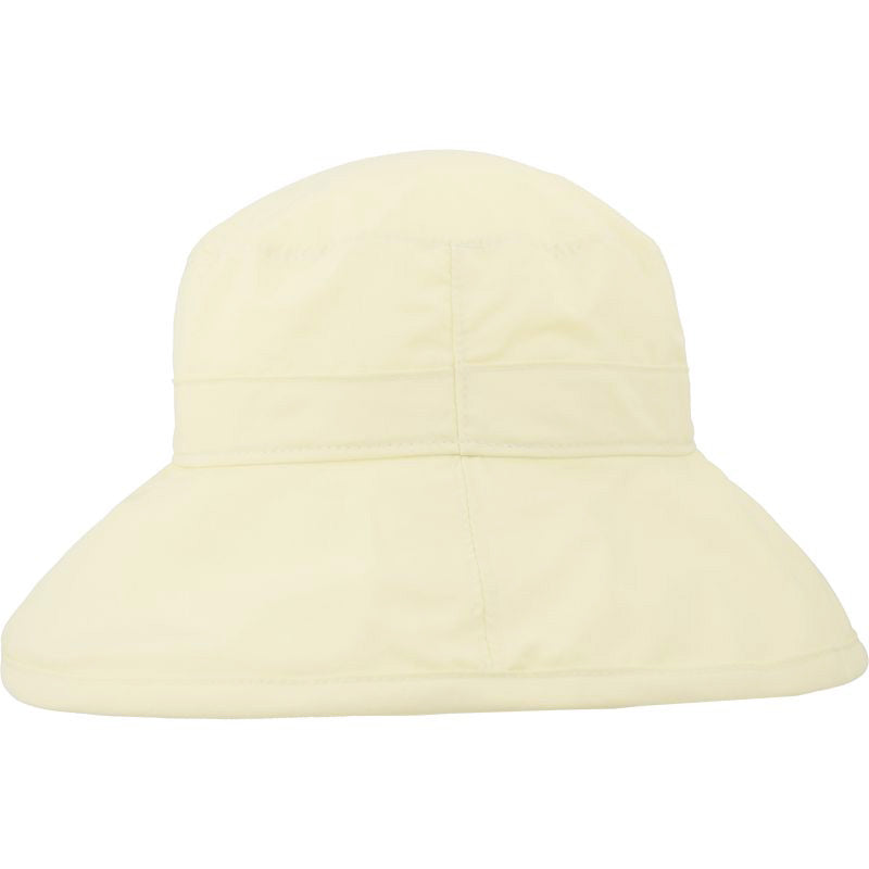 Solar Nylon Wide Brim Afternoon Hat with UPF50 Sun Protection Built In, Lightweight and quick drying-Made in Canada by puffin Gear-Vanilla