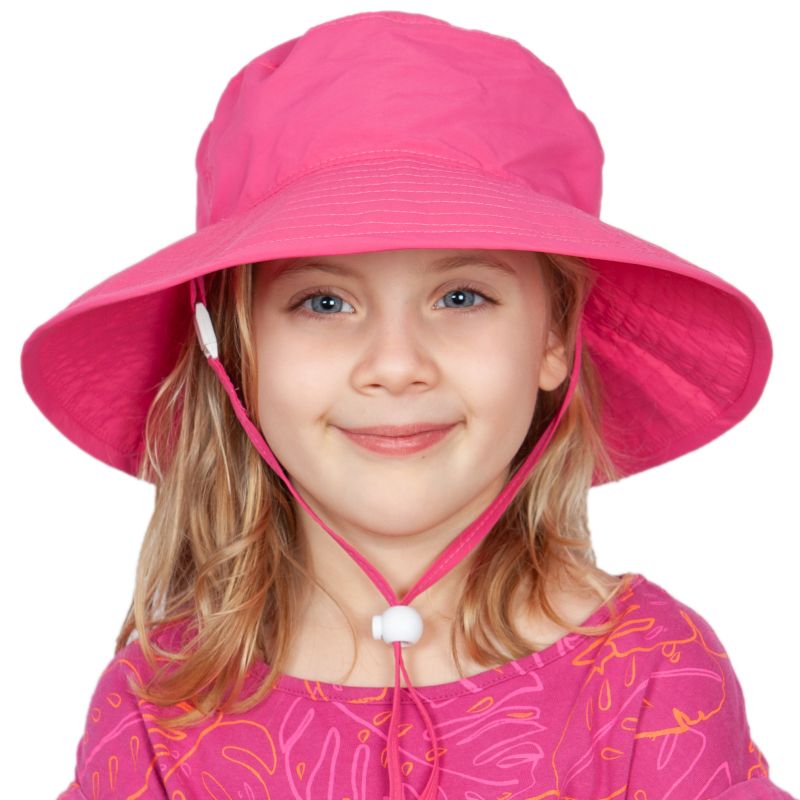 Solar Nylon UPF50+ Sun Protection Child Wide Brim Sunshine Hat