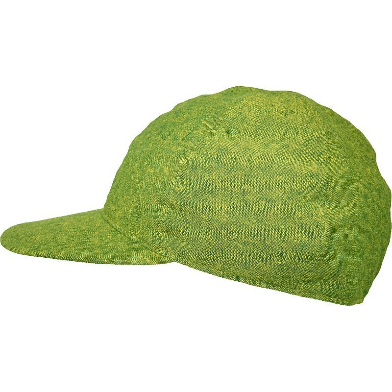Linen Canvas Ball Cap with UPF50+ Excellent Sun Protection Built In-Peak Shades Eyes and Face-Great Casual Cap-Made in Canada by Puffin Gear-Copper-Jungle Green