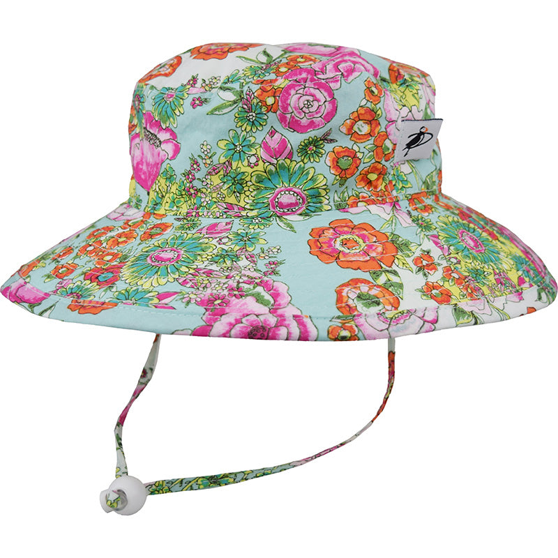 Puffin Gear Wide Brim Sunbaby Sun Hat with Chin Tie-UPF50+ Sun Protection-Made in Canada-Cutting Garden