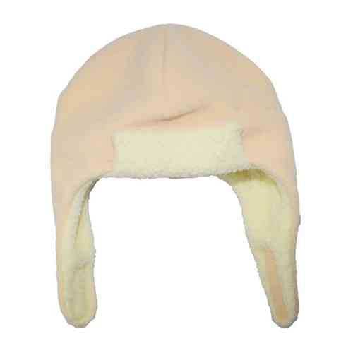 Puffin Gear Polartec Classic 200 Series Fleece Rolled Brim Kids Aviator Hat with Chin Wrap Closure-Made in Canada-Fawn