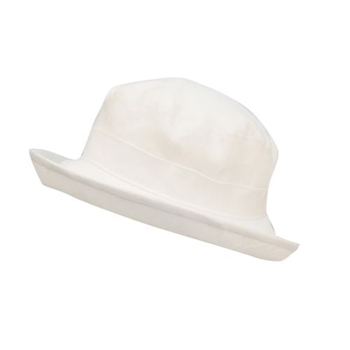 Puffin Gear Summer Breeze Linen UPF50+ Sun Protection Bowler Hat-Made in Canada-Ivory Hat