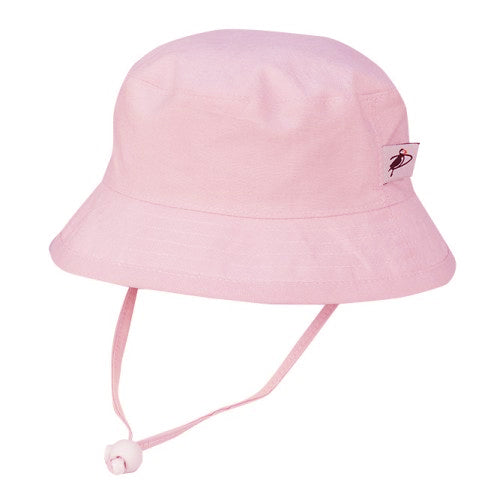 Puffin Gear Oxford Cotton UPF50+ Sun Protection Child Camp Hat-Made in Canada-Pink