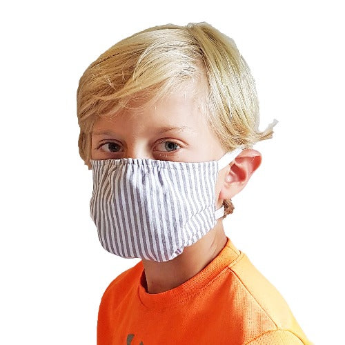 Puffin Gear Child 3 Layer Reusable Washable Mask with Spunbond Polypropylene Non Woven Filter Layer-Made in Canada