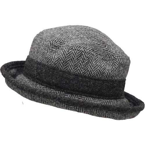 Grey derby hat online