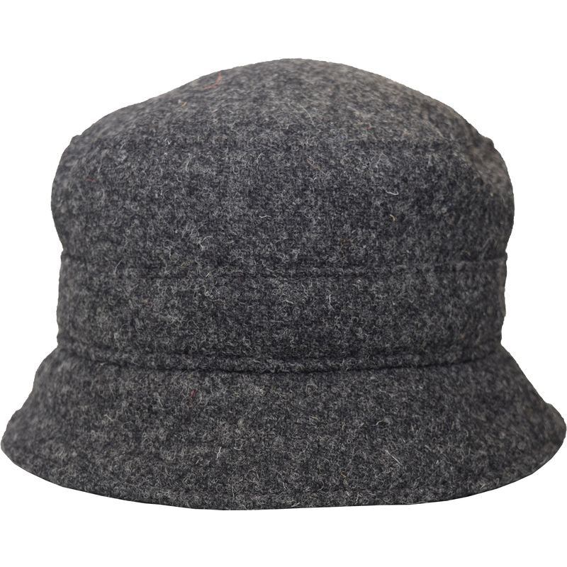 Harris Tweed Bucket Hat-Made in Canada by puffin Gear-Slate Heather