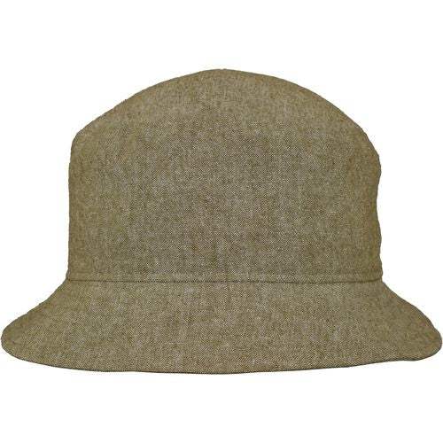Puffin Gear Linen Canvas Fall Bucket Hat-Made in Canada-Olive
