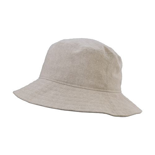 Puffin Gear Linen Canvas UPF50+ Sun Protection Crusher Hat-Made in Canada-Flax