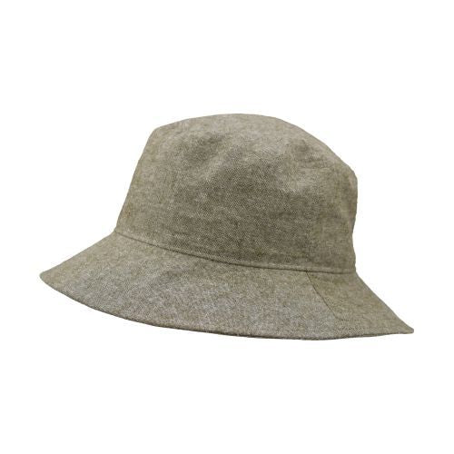 Puffin Gear Linen Canvas UPF50+ Sun Protection Crusher Hat-Made in Canada-Olive