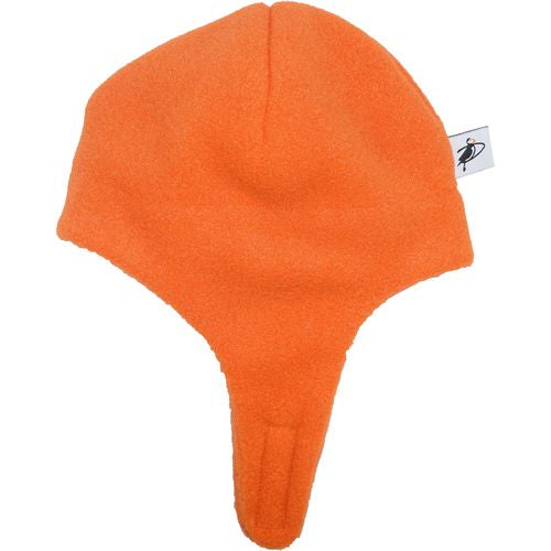 Orange Peel Kids Polartec Classic 200 Fleece Winter Hat with Chin Wrap. Close fitting to wear under hood.