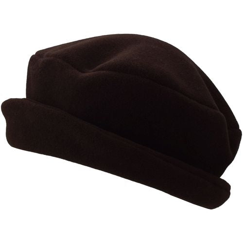 Puffin Gear Polartec Classic 200 Series Fleece Rolled Brim Ladies Winter Hat-Made in Canada-Cocoa
