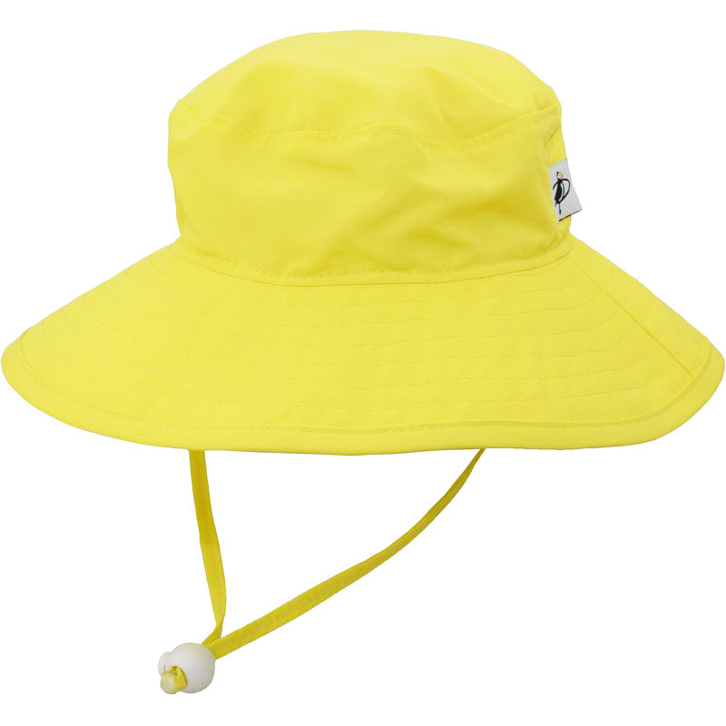 Puffin Gear UPF50+ Sun Protection Wide Brim Child Hat-Solar Nylon-Made in Canada-Sunshine Yellow Hat