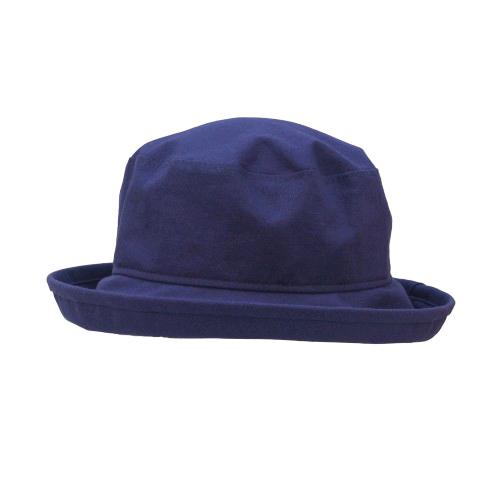 Puffin Gear Clothesline Linen UPF50 Sun Protection Slouch Hat-Made in Canada-Navy