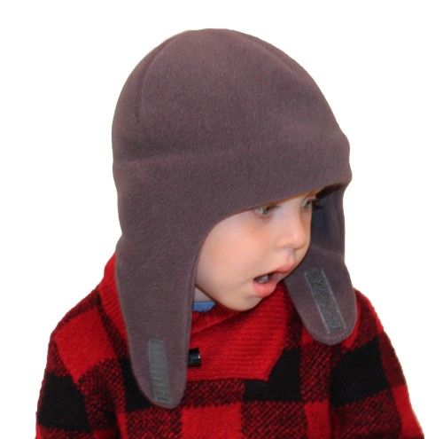Puffin Gear Polartec Classic 200 Series Fleece Kids Snowball Hat with Chinwrap to Keep Out All the Drafts-Made in Canada