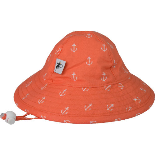 infant UPF50+ sun hat - anchor