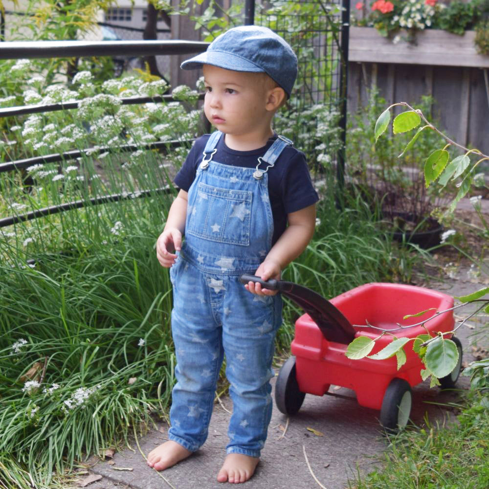 Child and Toddler Linen Ball Cap  with UPF50 Sun Protection-Machine Washable-Made in Canada by Puffin Gear