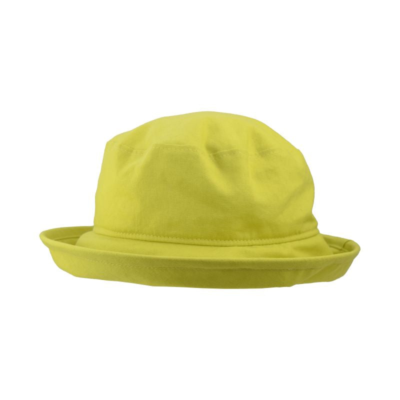 Puffin Gear Clothesline Linen UPF50 Sun Protection Slouch Hat-Made in Canada-Chartreuse