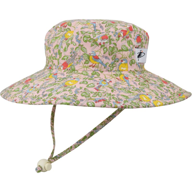 Liberty of London Hedgerow Chorus Cotton print kids hat-UPF50-Made in Canada