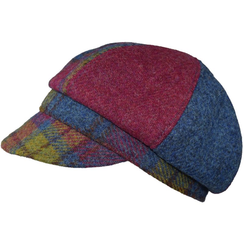 Harris Tweed Cap | Made in Canada | Pageboy Hat | Plaid Cap