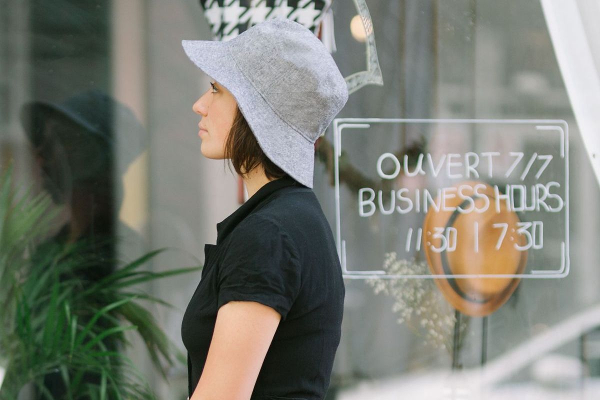 Linen Canvas rugged crusher hat rated upf50+ excellent sun protection-made in canada by puffin gear