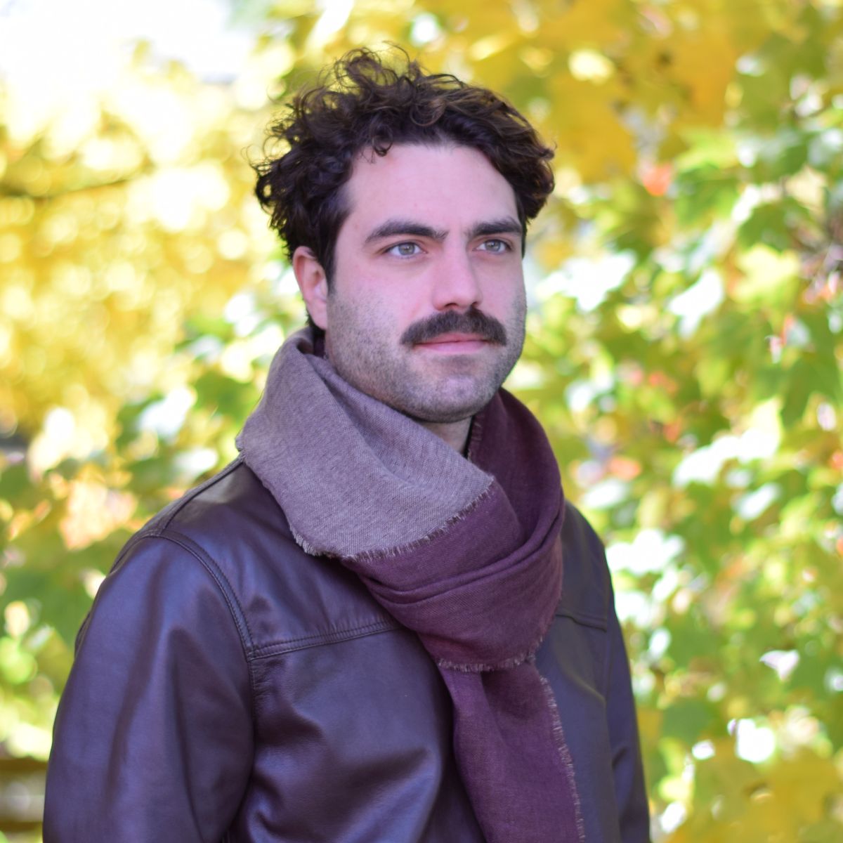 Linen Wool Blend Fringed Scarf- Merlot Blush-Made in Canada by Puffin Gear