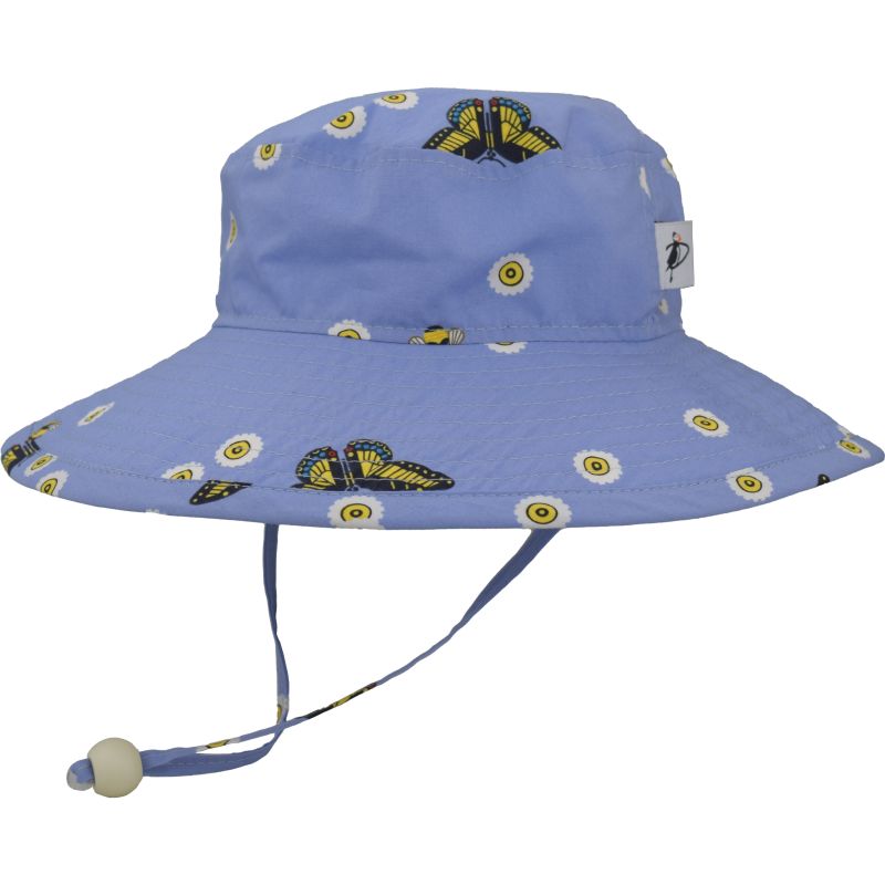 Bedhead hats - Boys Bucket Hat in Bright Blue with Strap UPF 50+