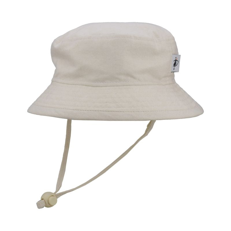 Puffin Gear Oxford Cotton UPF50+ Sun Protection Child Camp Hat-Made in Canada-Bone