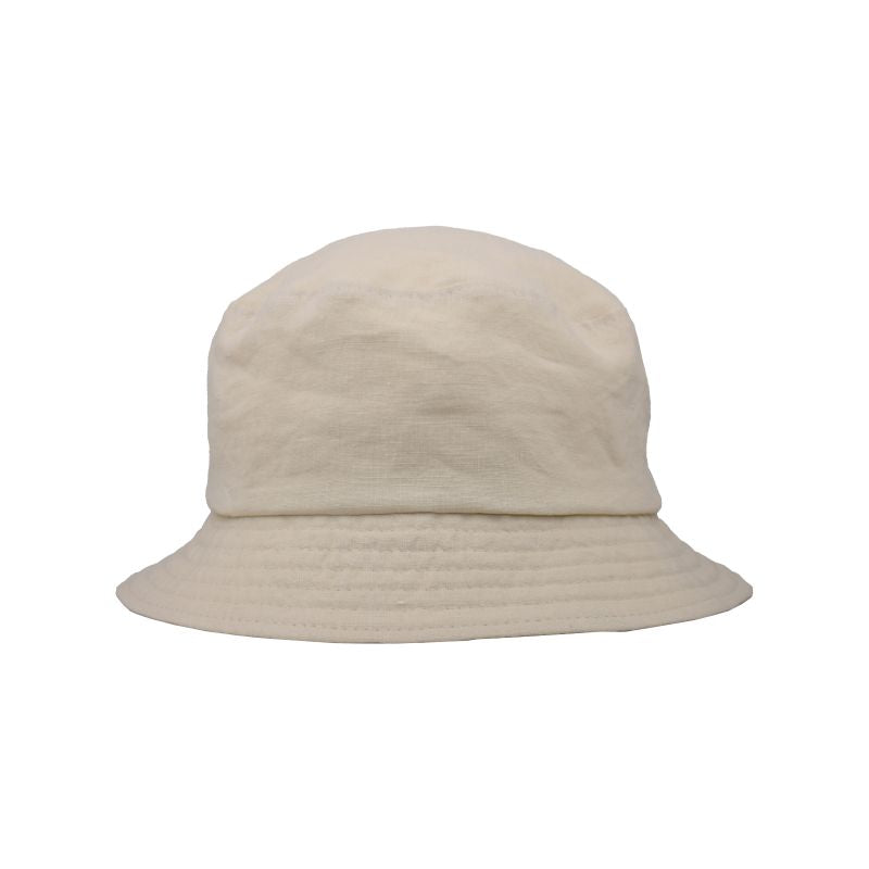 Puffin Gear Patio Linen UPF50 Sun Protection Bucket Hat-Made in Canada -Bone Colour Hat