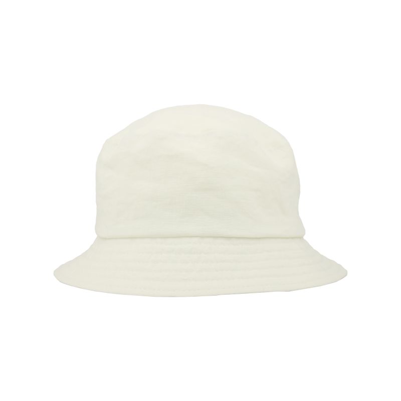Linen Bucket Hat with UPF50 sun protection rating-made in canada by puffin gear-ivory colour