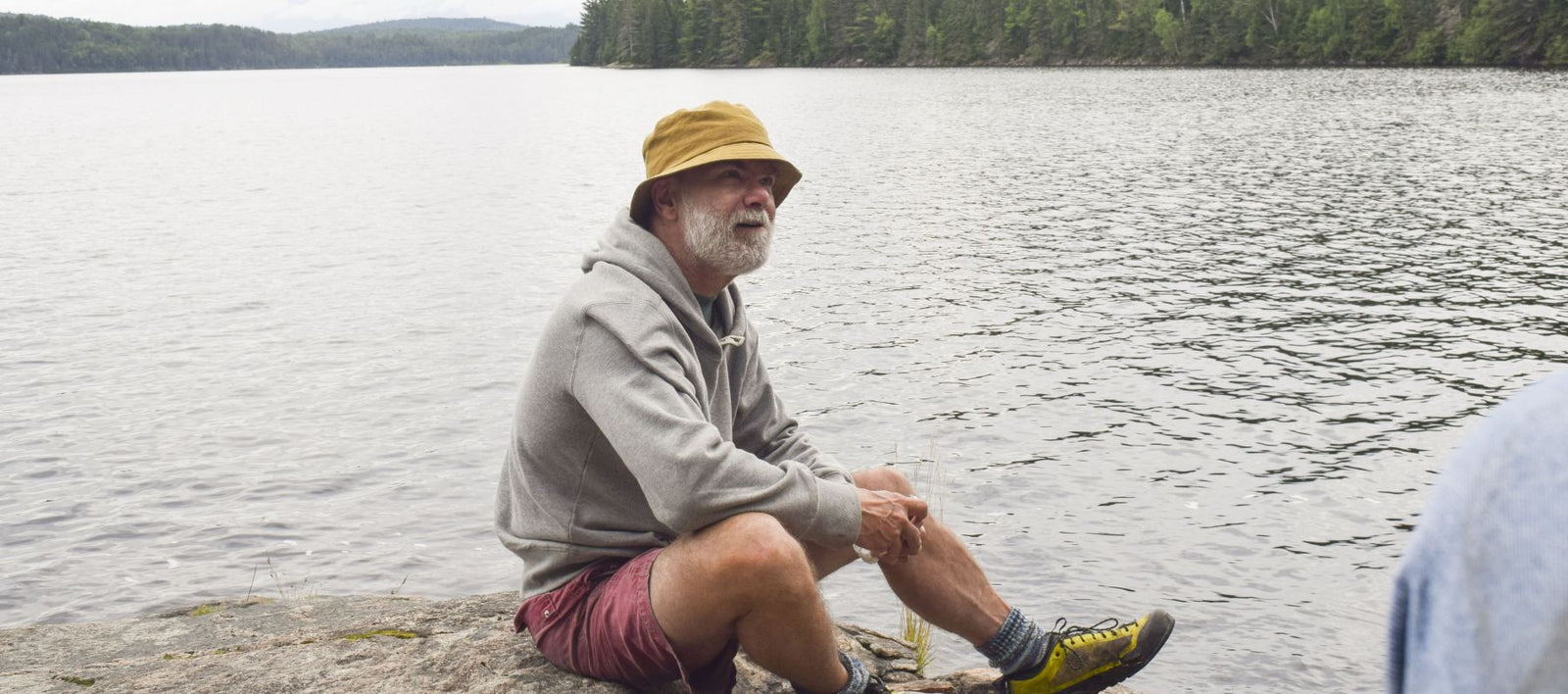 Patio linen rugged bucket hat-UPF50 excellent sun protection, crushable, packable camp hat-made in canada by puffin gear