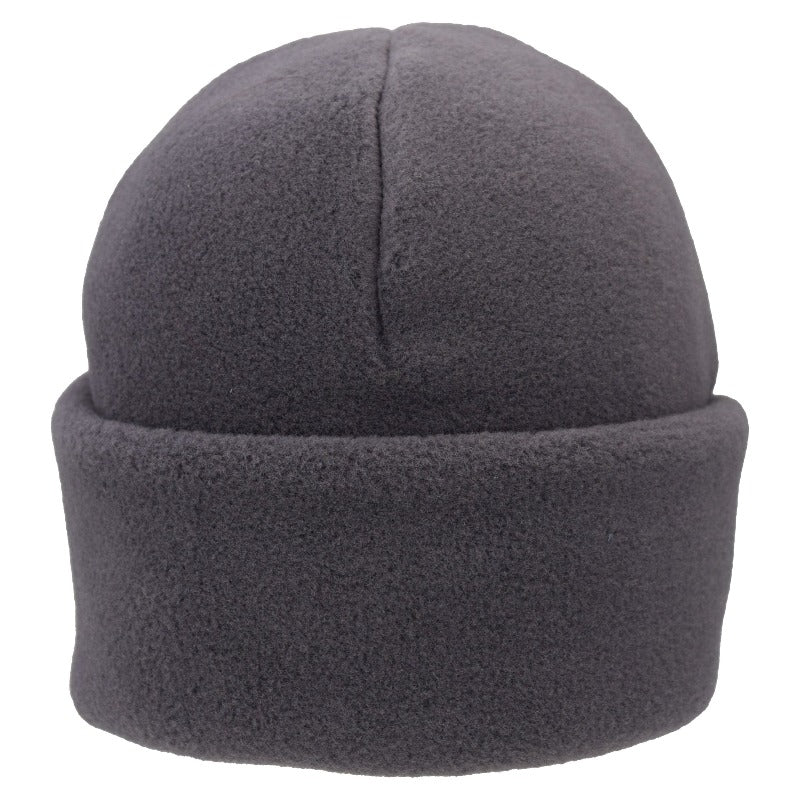 Polartec Classic 200 Series Fleece Cuffed Beanie-Warm winter Hat-Grey-made in canada by puffin gear