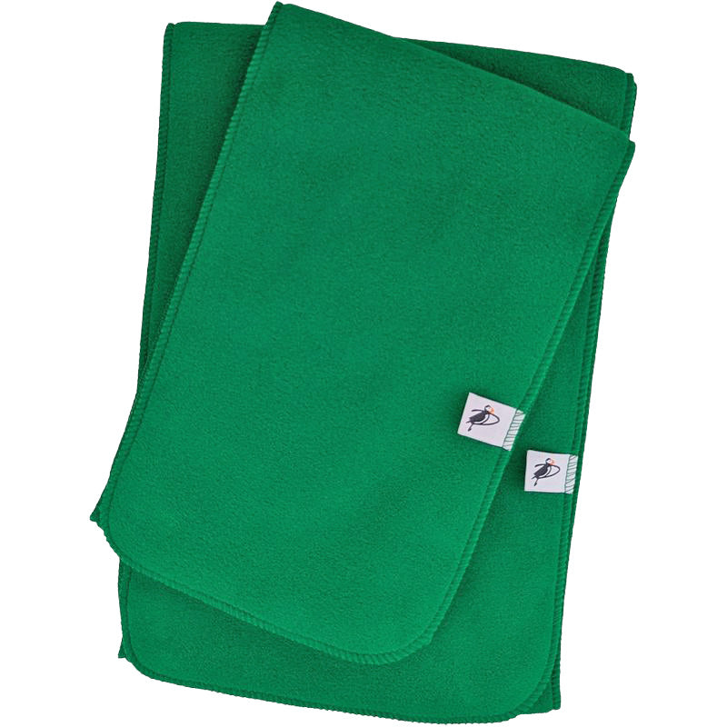 Kelly Green Warm Scarf-Polartec 200 Fleece-Made in Canada