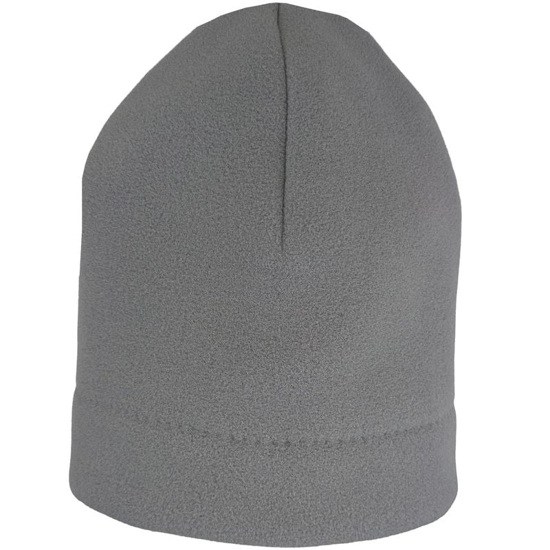 polartec fleece toque for cold weather in fog grey colour-made in canada by puffin gear