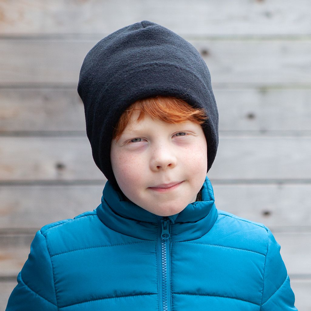 Kids must have cold weather basic toque. Polartec Classic 200 Series Fleece is soft, warm and doesn't get wet.  Perfect for long hours of outdoor play. Made in Canada by Puffin Gear
