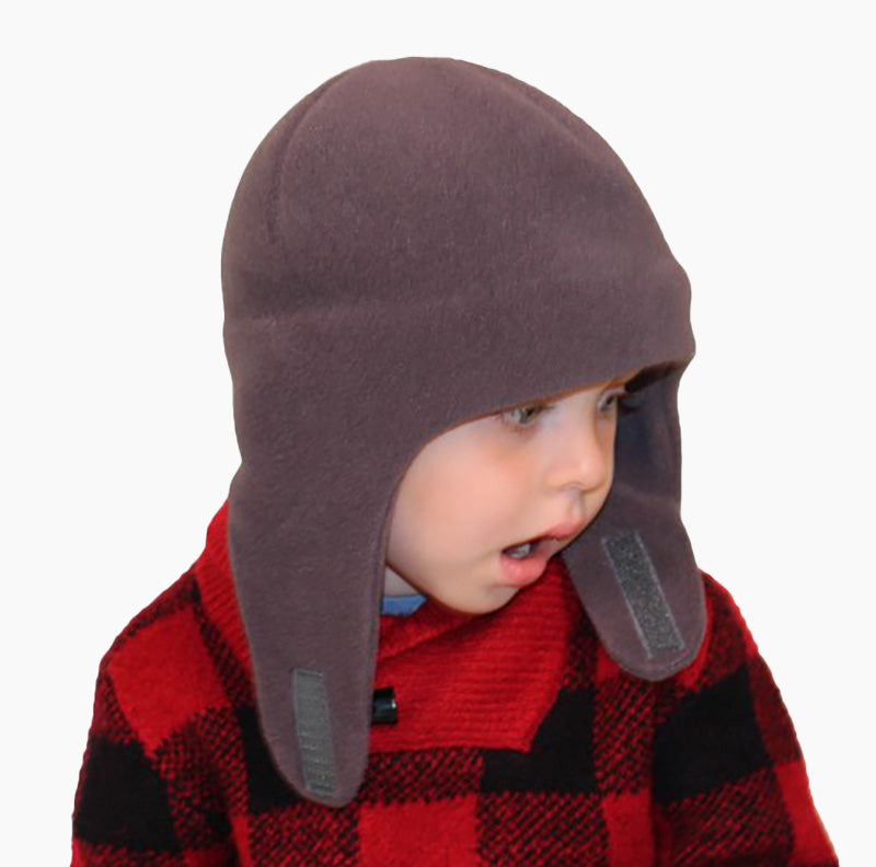 Puffin Gear Polartec Classic 200 Series Fleece Kids Snowball Hat with Chinwrap to Keep Out All the Drafts-Made in Canada