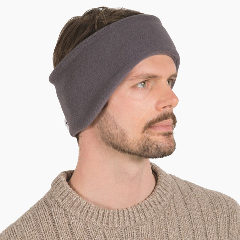 Puffin Gear Polartec Classic 200 Series Fleece Headband-Canada and US-Grey