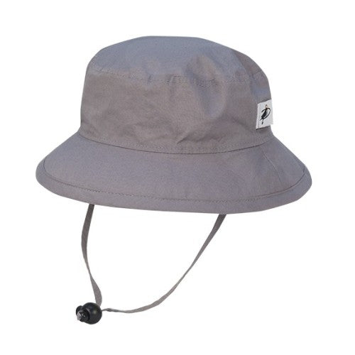 Puffin Gear UPF50+ Sun Protection Organic Cotton Child Camp Hat-Made in Canada-Greyr