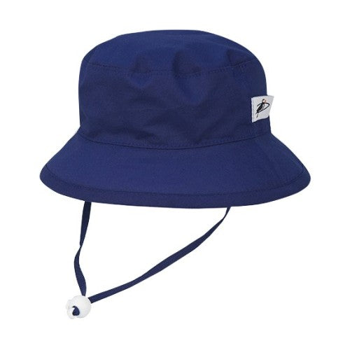 Puffin Gear UPF50+ Sun Protection Organic Cotton Child Camp Hat-Made in Canada-Navy