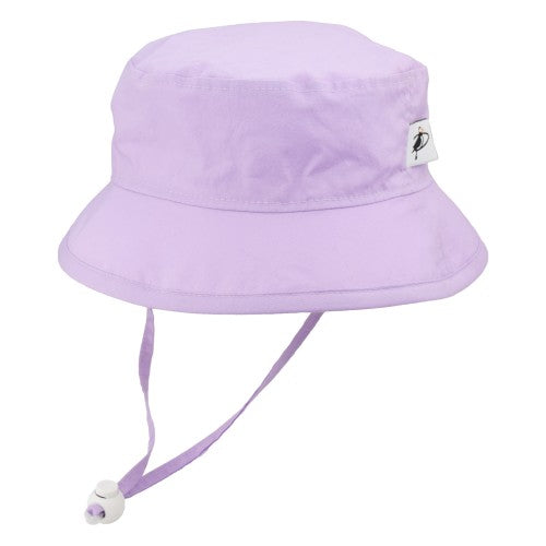 Puffin Gear UPF50+ Sun Protection Organic Cotton Child Camp Hat-Made in Canada-Lavender