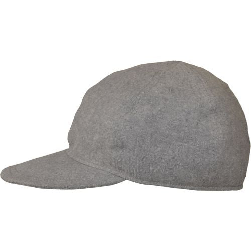 Linen Canvas Grey Ballcap-Made in Canada by Puffin Gear-UPF50+