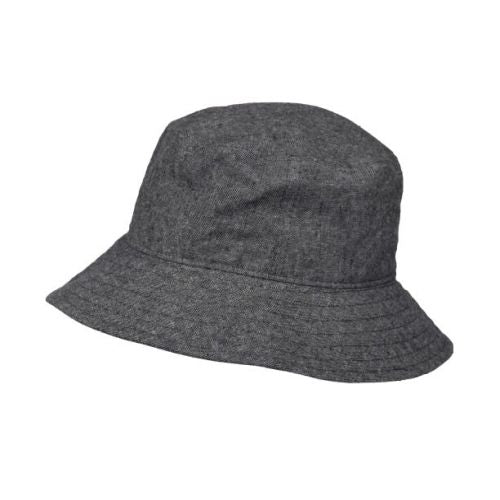 Puffin Gear Linen Canvas UPF50+ Sun Protection Crusher Hat-Made in Canada-Charcoal Grey