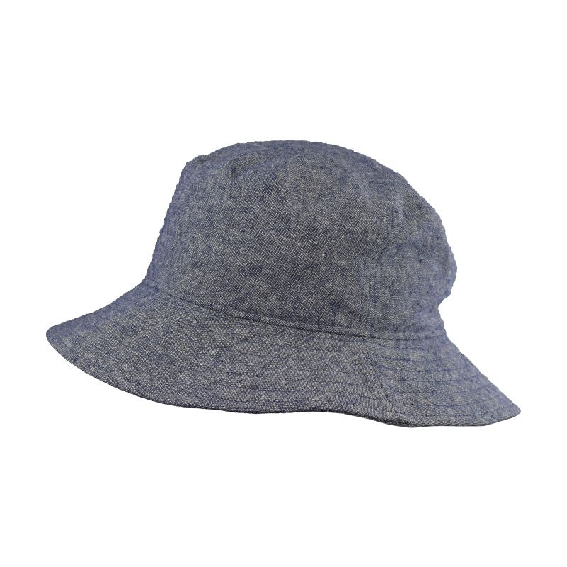 Puffin Gear Linen Canvas UPF50+ Sun Protection Crusher Hat-Made in Canada-Navy